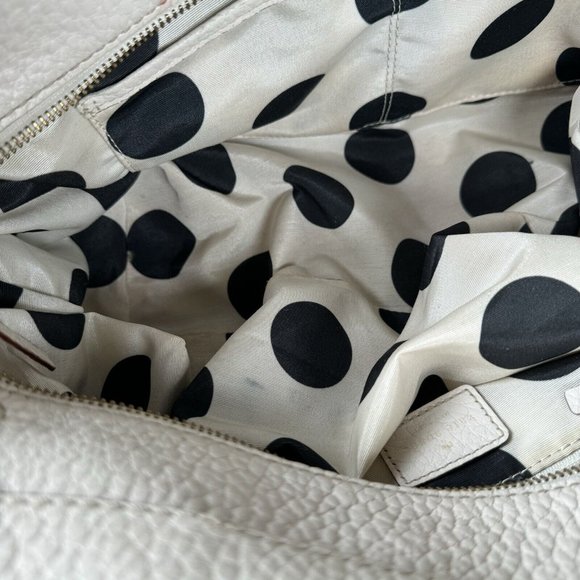 KATE SPADE Ivory Pebbled Leather‎ Satchel Bag - Picture 16 of 16